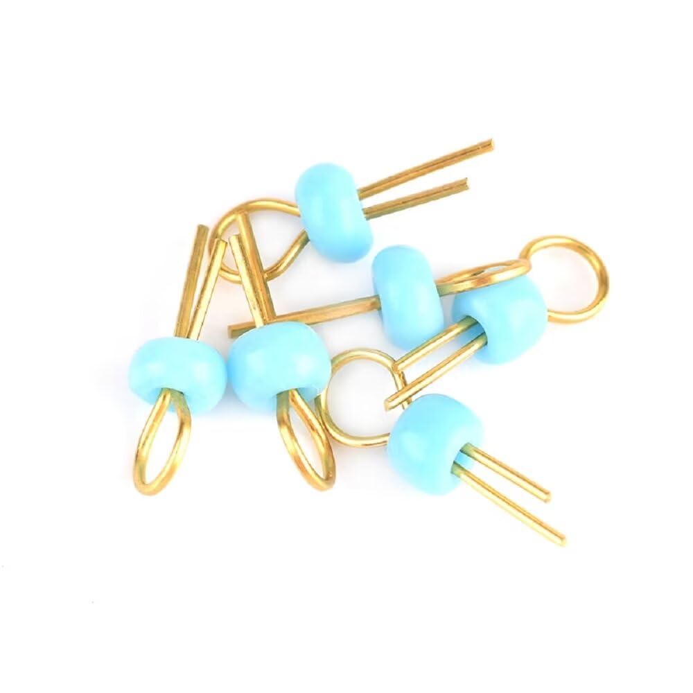 Sky Blue PCB Gold-Plated Ceramic Test Points 1000 PCS for Circuit Board Testing