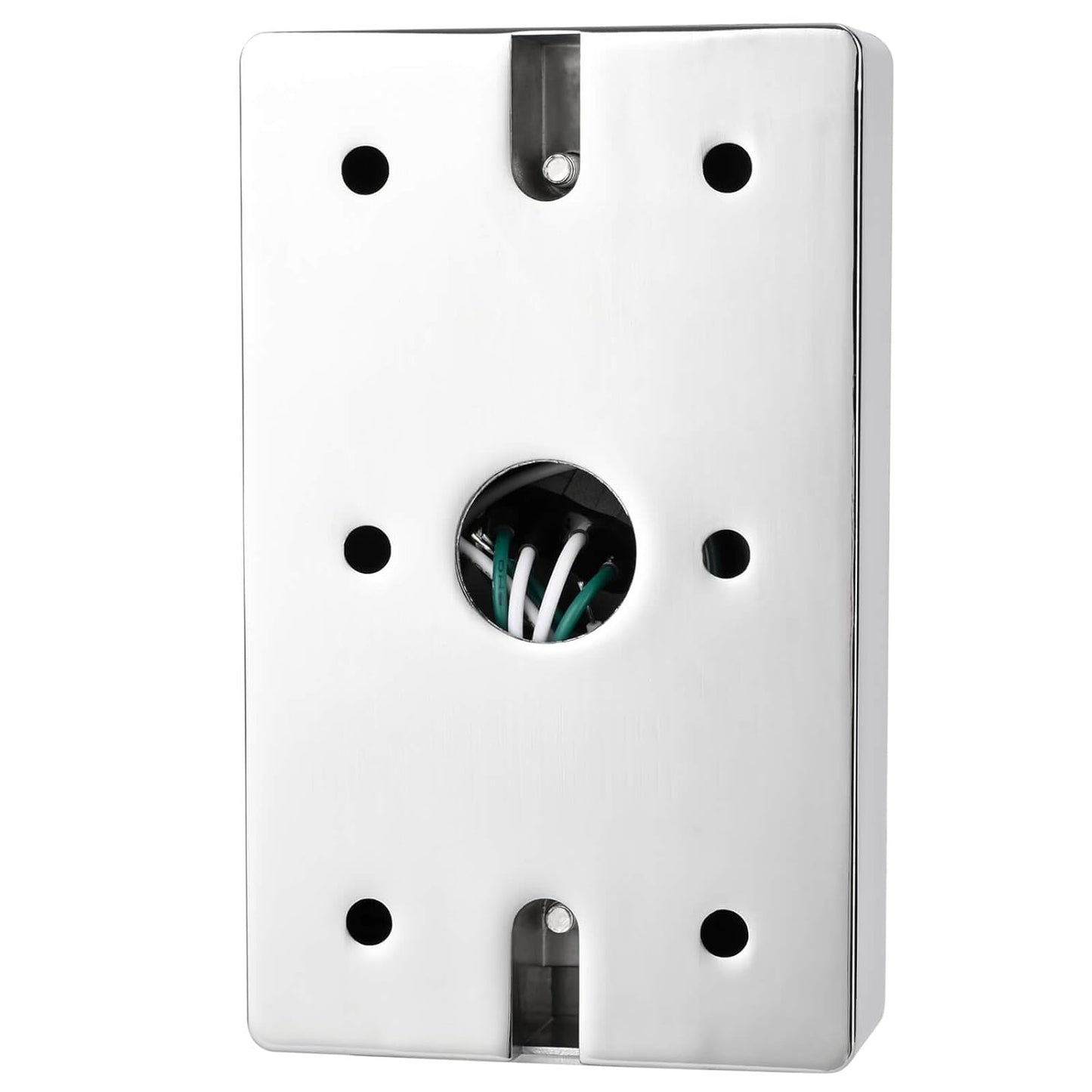 Push to Exit Button for Door Access Control Big Press Button IP68 Waterproof 304 Stainless Steel Shell with Back Mounted Box NO/COM Output