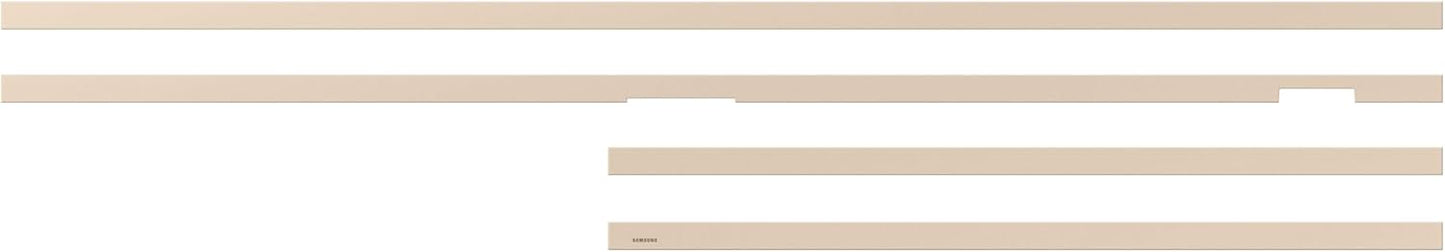 Samsung 85” The Frame Customizable Bezel (2025 Model), Magnetic, Quick and Easy Installation, VG-SCFF85SGMZA, Sand Gold Metal