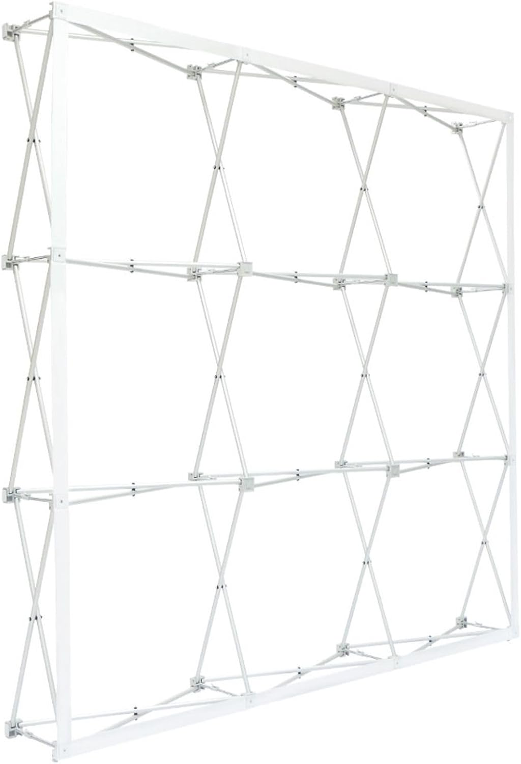 Custom Fabric Pop Up Straight Display, Trade Show Display Backdrop Booth, Hook and Loop Step and Repeat Backdrop for Trade Show Backdrops (Graphic with Frame, 8ftx8ft)