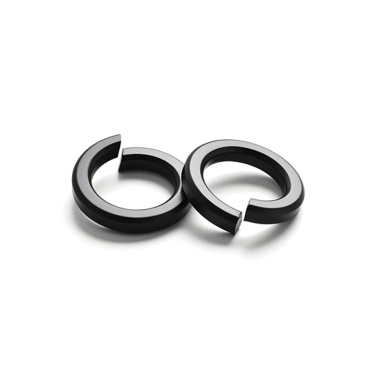 5/16'' (100 Pack) Split Lock Washer, Black Oxide (18-8) 304 Stainless Steel Spring Lock Washer