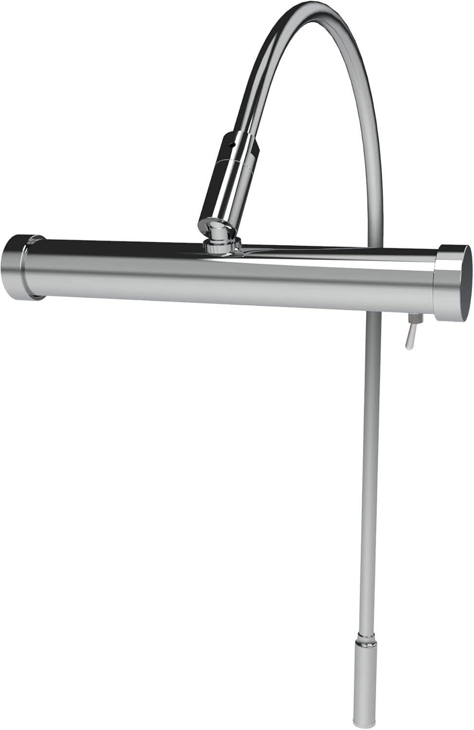 Cocoweb 6 Inch Tru-Slim Chrome Picture Light - LED, 2700K, Adjustable Arm, Plug-in, Toggle Switch, Sleek and Compact Design