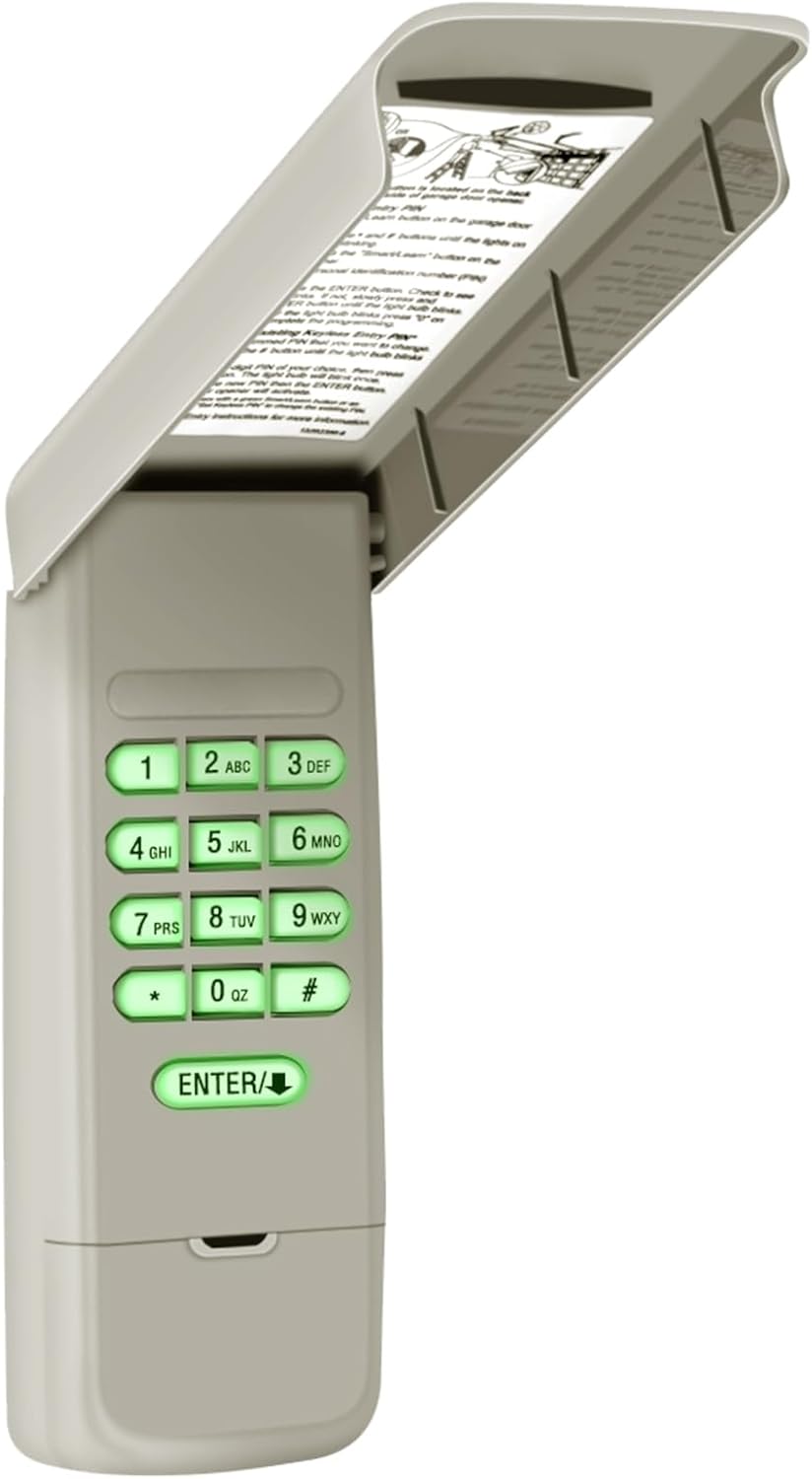 1X 940EV-P2 940ESTD Universal Chamberlain LiftMaster Craftsman Wireless Garage Door Keypad, Security+2.0 MyQ【3-Year-Warranty】