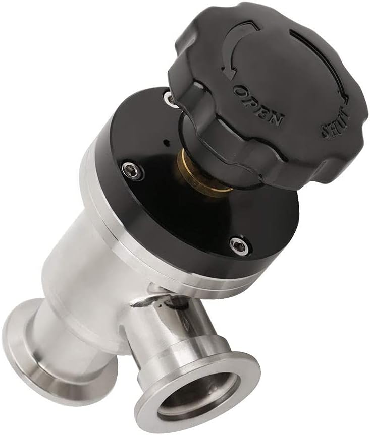 SHERICH KF50 High Vacuum Manual Isolation Valve, Flange L Type, Y Type Stainless Steel Valve (KF50 （L type）)