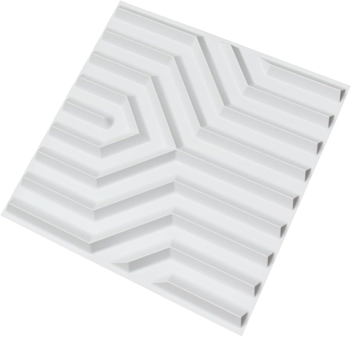 Art3d Decorative 3D Wall Panel, 32 Sq.FT PVC Interior Wall Decor for Living Room, Bedroom, Lobby, Office, Shopping Mall, White