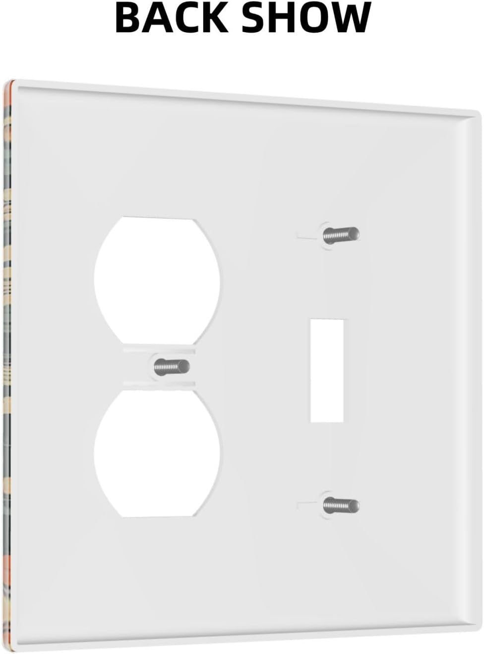 Wallplates William Morris Abstract Floral Plant Pattern Orangeyellowgreen 1 Toggle 1 Duplex Switch Plate Electrical GFCI Faceplate Decorative Light Switch Covers for Bedroom living Room