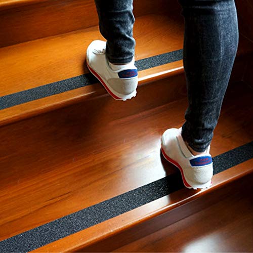 Best Anti-Slip Grip Tape, 6" x 30 FT, Black Color, 80 Grit, Industrial Grade, Indoor, Outdoor (6-Inch x 30 Feet Roll)