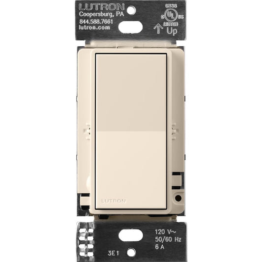 Lutron Sunnata On/Off Accessory Switch, only for use with Sunnata LED+ Dimmers, ST-AS-LA, Light Almond