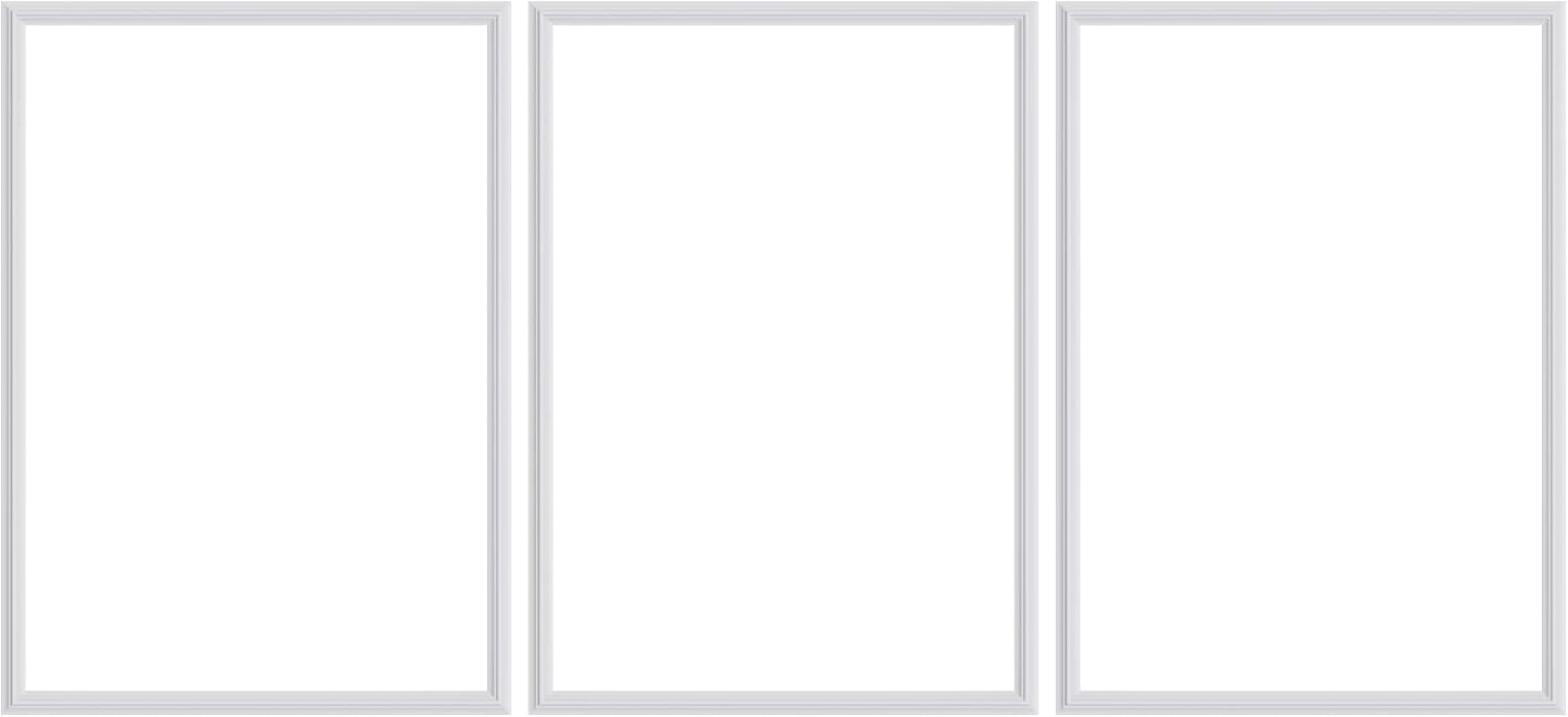 3 PCS Premade Wainscoting Panels Accent Wall Panels for Interior Wall Decor Easy DIY Build and Batten Chair Rail & Picture Frame Door Decor (20x 28 in)