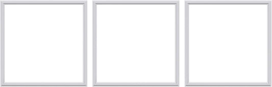 3 PCS Premade Wainscoting Panels Accent Wall Panels for Interior Wall Decor Easy DIY Build and Batten Chair Rail & Picture Frame Door Decor(20 x 20 in)