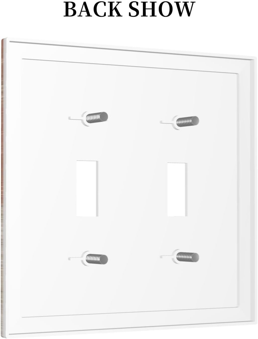 Orange Grey Abstract Art Oil Painting Decorative Switch Plates 2 Gang Double Toggle Outlet Light Switch Cover Wall Plate Electrical Faceplate For Home Farmhouse Decor