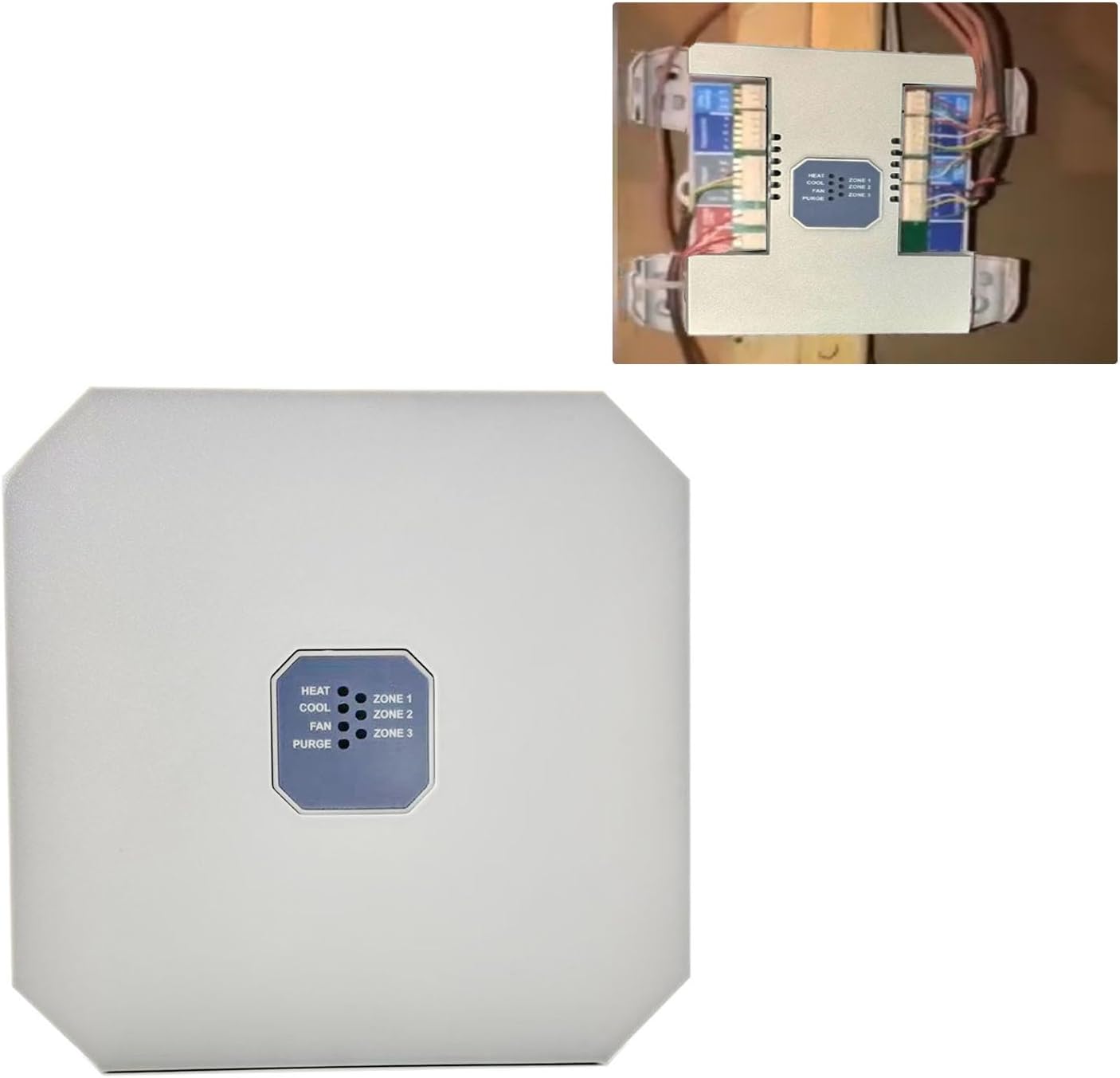 HZ311 Control Panel 24V HVAC Zone Controller for Single Stage Heat and Cool Systems Supports up to 3 Zones Variable Speed Fan and Auto Changeover