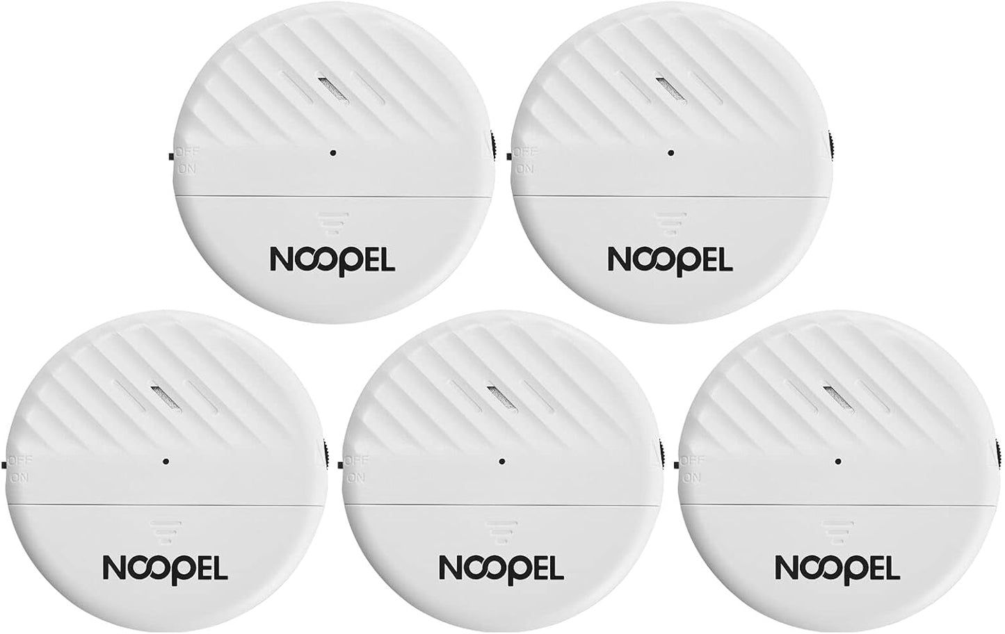 Window Alarms for Home Security 5 Pack, Glass Break Sensor, Window Sensor for Office Safety, Ultra-Loud 125db Advanced Vibration Sensors, Featuring Low Battery Indicator