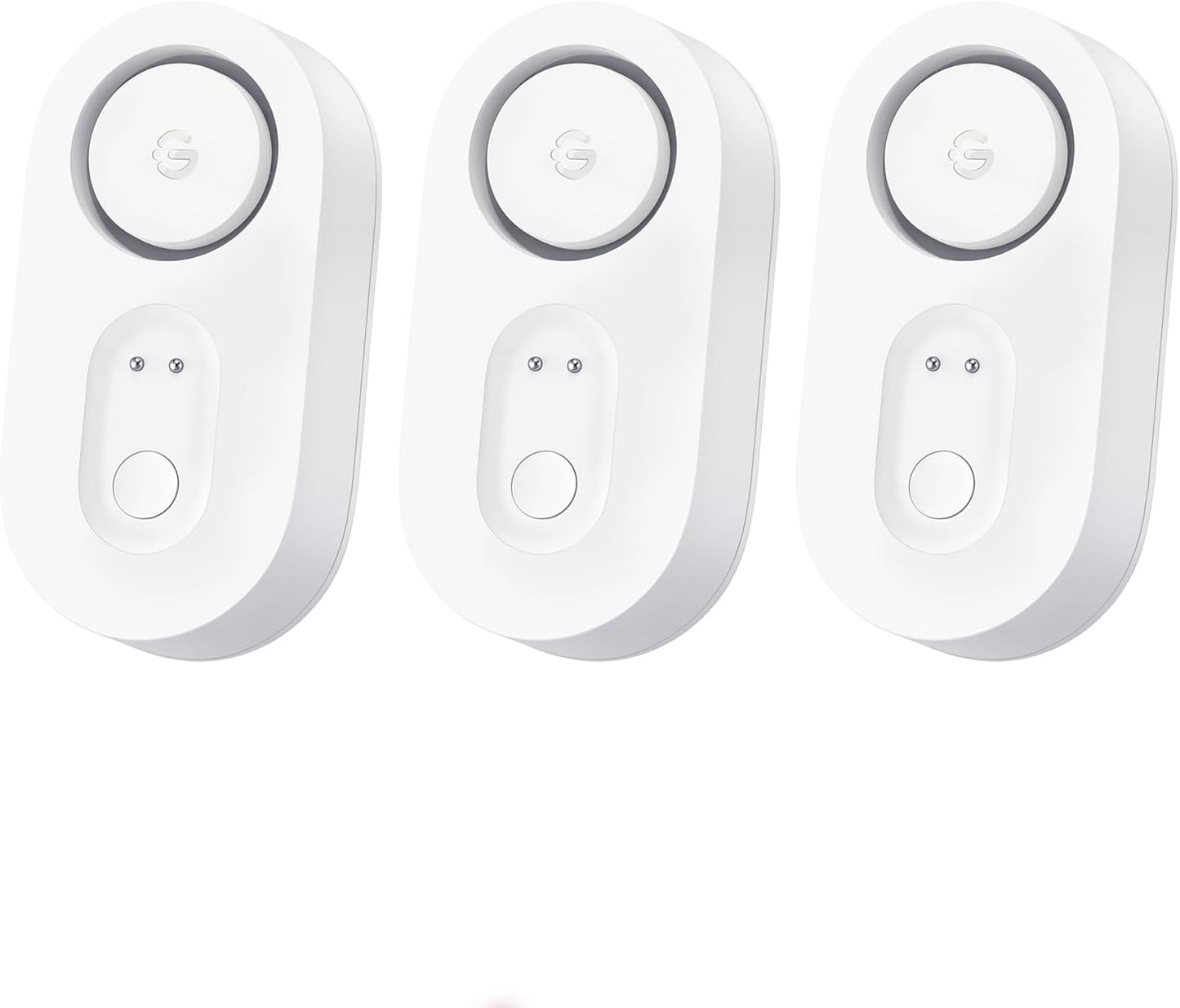 GoveeLife Water Leak Detector 3 Pack with 105dB Adjustable Alarm, Water Alarm with Dual Sets Sensor Probes Leaks and Floods. Suit for Home, Basement, and Kitchen(Cannot Connect to Wi-Fi Directly)