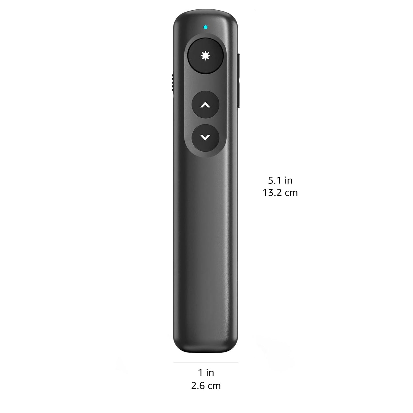 Amazon Basics Wireless Presenter, Red Laser, 2.4GHz, Battery Operated, Hyperlink