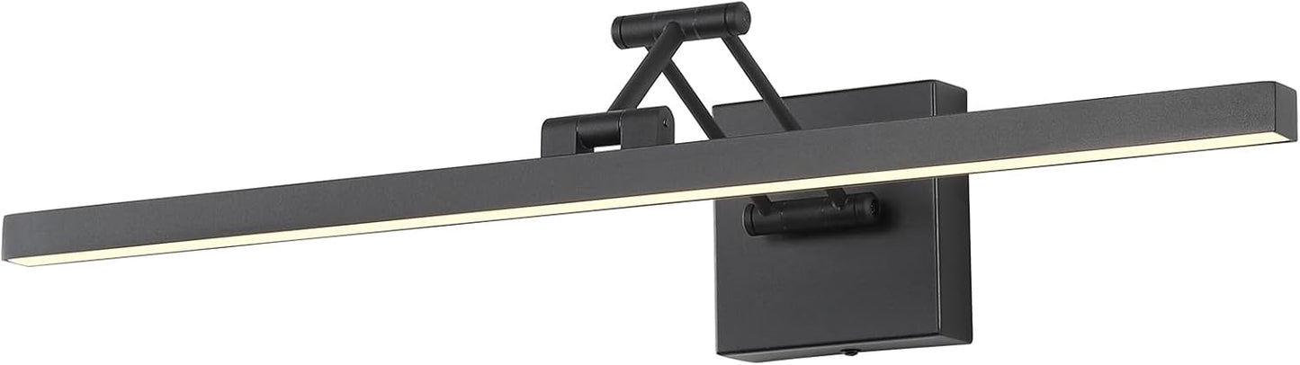 Black Picture Lights for Paintings Dimmable Gallery Light Hardwired LED Wall Art Lighting Display Artwork Lamps 23.6 Inch 14W 3000K Warm White