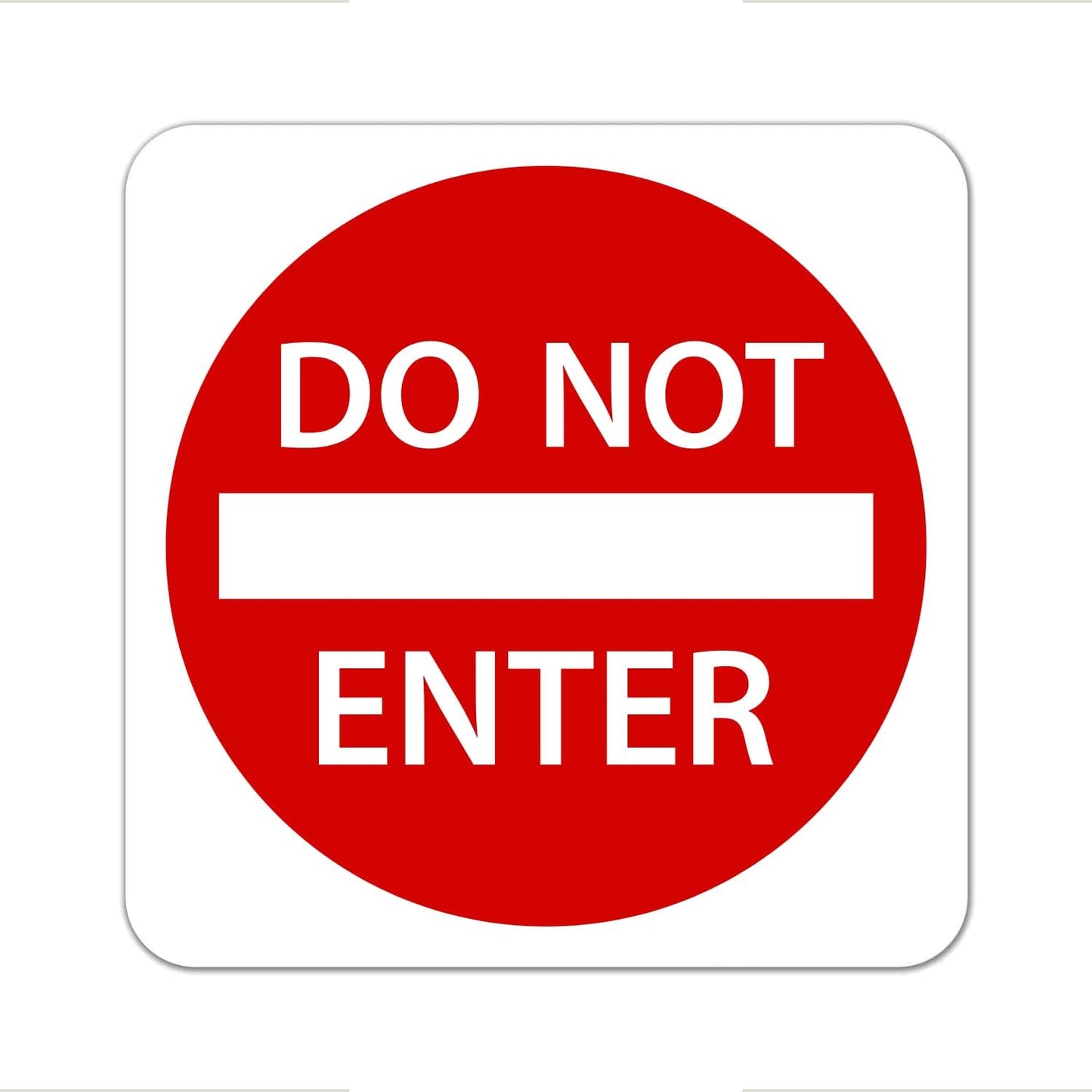 Do Not Enter Sign 24” X 24”. A Real Sign. 3M High Intensity Prismatic Reflective Sheeting With 10 Years Warranty.
