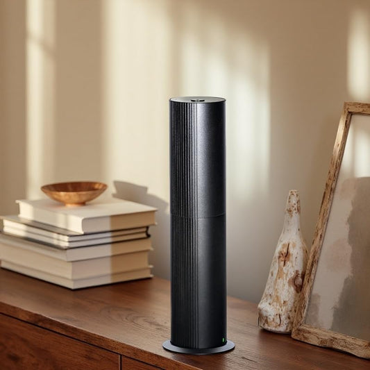 Bluetooth Waterless Diffuser, Essential Oil Diffuser for Home with Cold Air Tech 100ML, 2000 sq. ft Coverage Scent Diffuser for Large Room, Office, Spa, APP and RemoteControl, Black