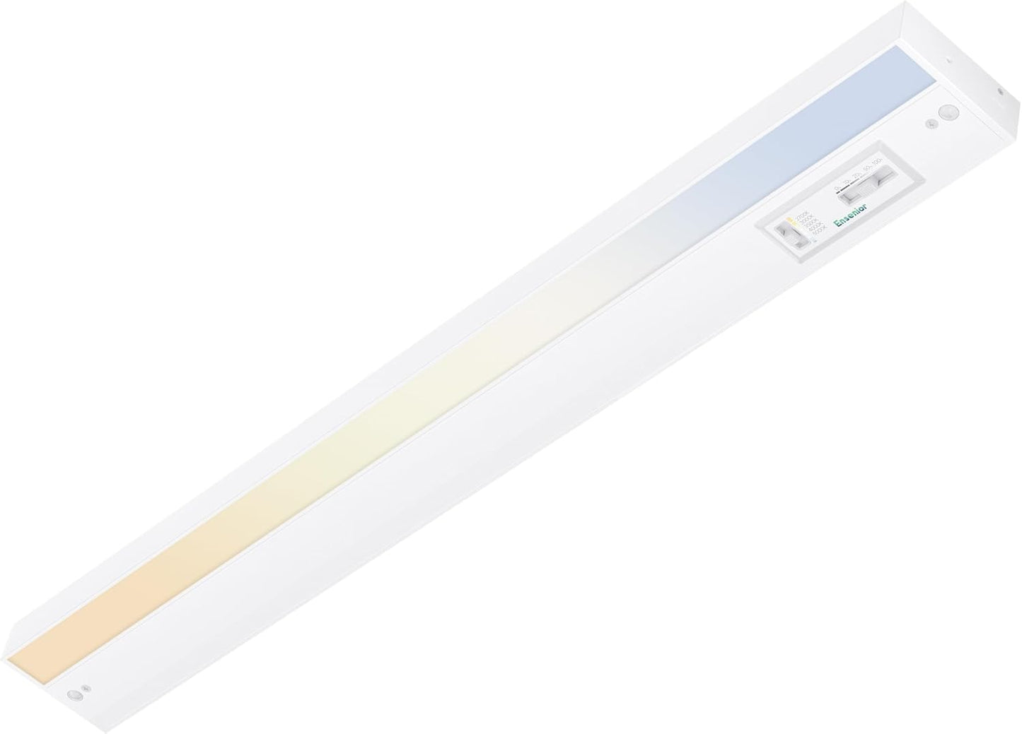 Ensenior 32 Inch LED Under Cabinet Lighting Hardwired, 5CCT, 18W 1100LM, 2700K/3000K/3500K/4000K/5000K, Wired Under Cabinet Lights, Dimmable Under Counter Lights for Kitchen, FCC, 1 Pack