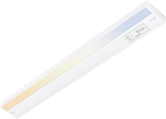 Ensenior 32 Inch LED Under Cabinet Lighting Hardwired, 5CCT, 18W 1100LM, 2700K/3000K/3500K/4000K/5000K, Wired Under Cabinet Lights, Dimmable Under Counter Lights for Kitchen, FCC, 1 Pack