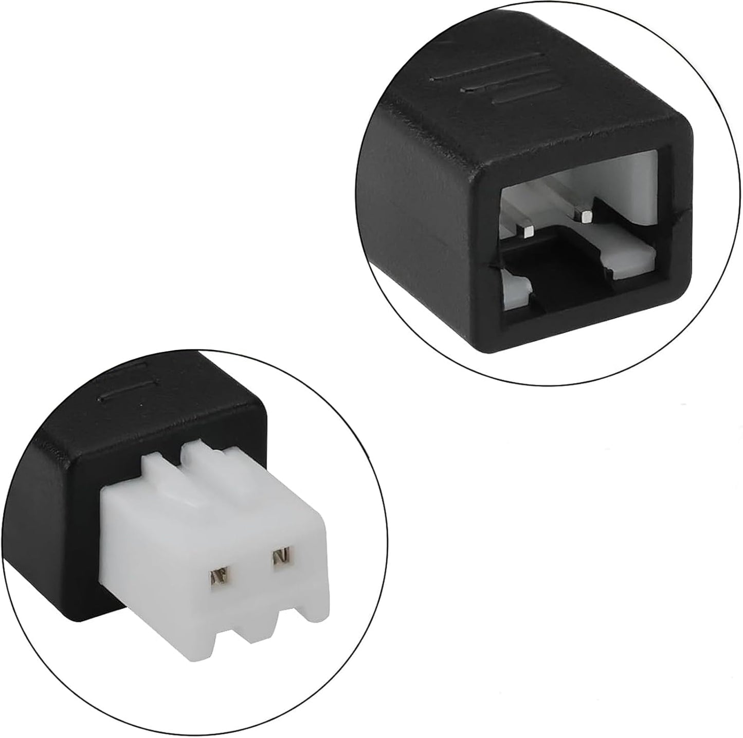 2-Pack Parking Sensor Extension Cable - Includes Two 4.5m (14.763ft) Cables for Extended Pickup Trucks, Sedans, and Vans; Compatible with Front Bumper Sensor Probe Installation