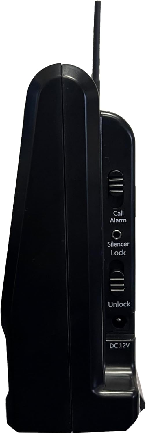 Smart Caregiver Central Monitoring Unit - Wireless Alert System for Elderly Care, Supports up to 40 Sensors, 300-ft Range, Ideal for Assisted Living & Home Use (Model 433-CMU)