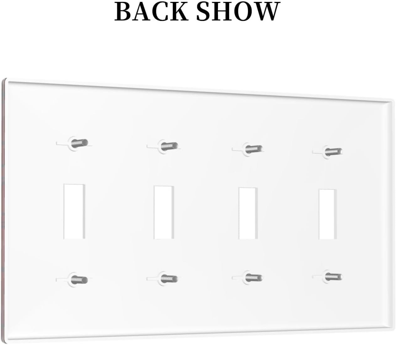 Red Spider Web Black Line Simplicity Light Switch Covers Quad Toggle Electrical Faceplate 4 Gang Wall Plate Decorative Switch Plates For Kids Room Home Decor