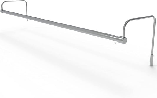 Cocoweb 43 Inch Tru-Slim Chrome Picture Light - LED, 2700K, Adjustable Arm, Plug-in, Toggle Switch, Sleek and Compact Design