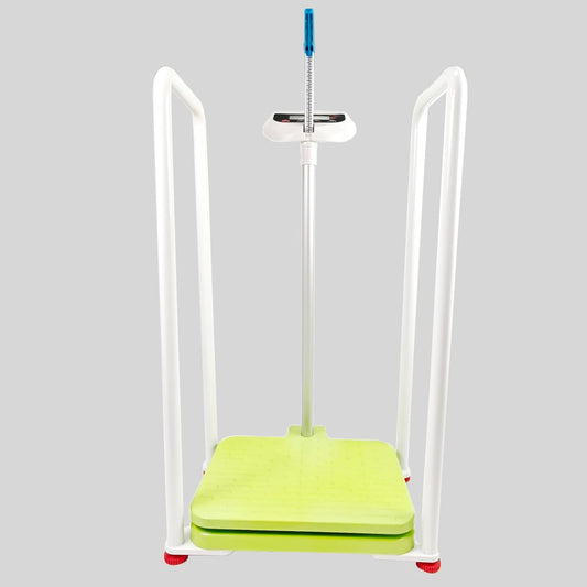Assist The Elderly in Measuring Weight gain While Standing, with an Electronic Scale with armrests, Suitable for use in clinics, Hospitals, Schools, Nursing Homes (Tender Sprout Green)