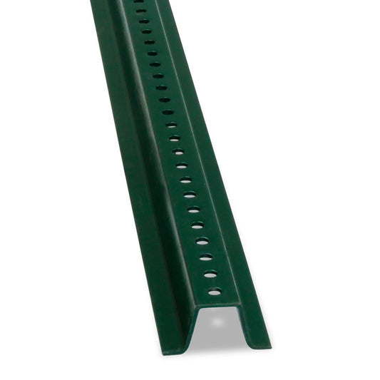 SmartSign U-Channel Sign Post, Heavy Weight | 8' Tall Baked Enamel Steel Post - Pack of 1