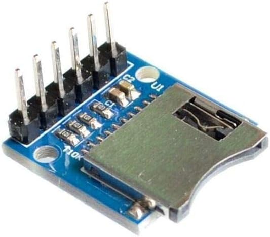 DAOKI 5Pcs TF Micro SD Card Module Memory Shield Module Micro SD Storage Expansion Board Mini Micro SD TF Card with Pins for Arduino ARM AVR with Dupont Wire