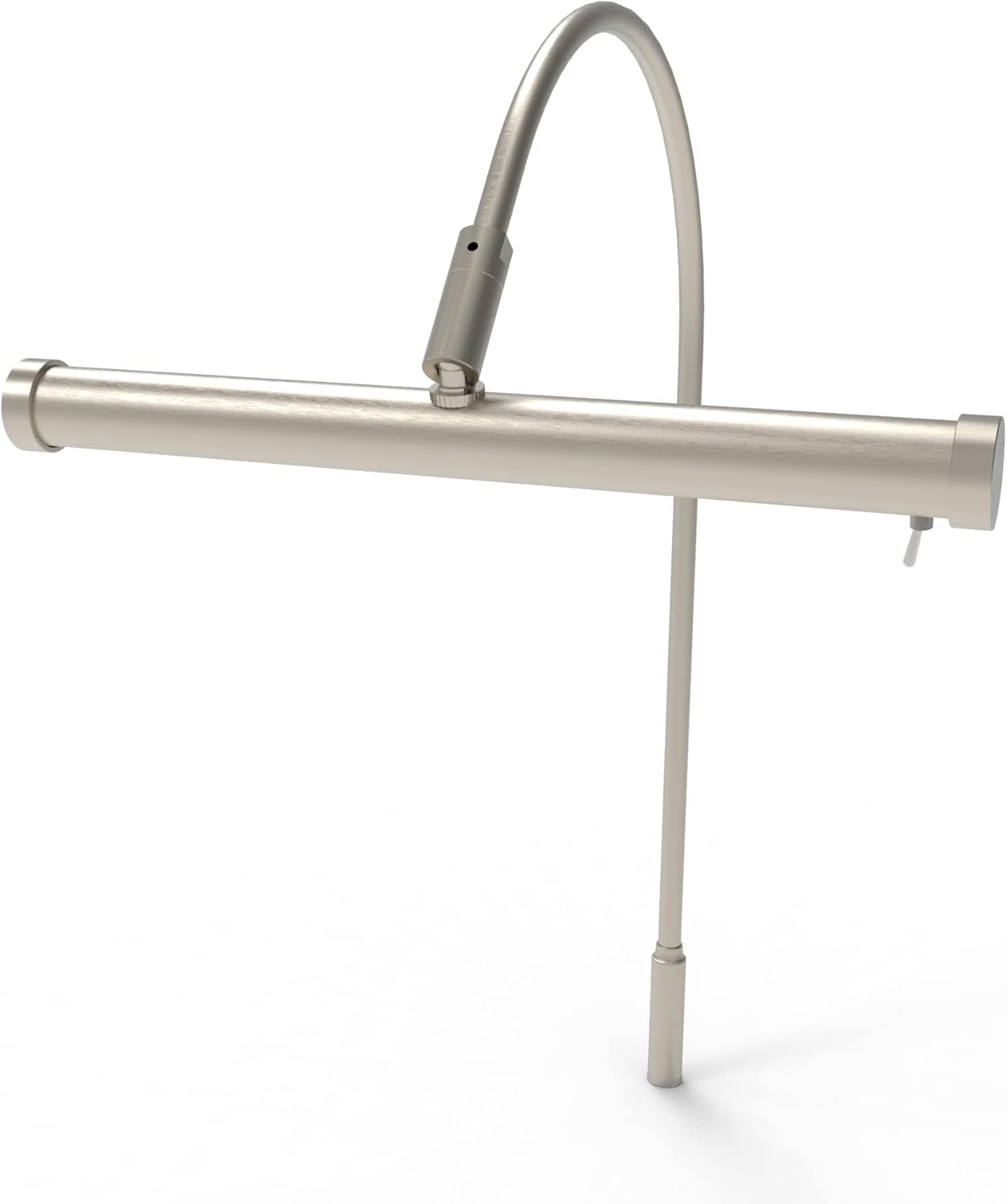 Cocoweb 9 Inch Tru-Slim Satin Nickel Picture Light - LED, 2700K, Adjustable Arm, Plug-in, Toggle Switch, Sleek and Compact Design