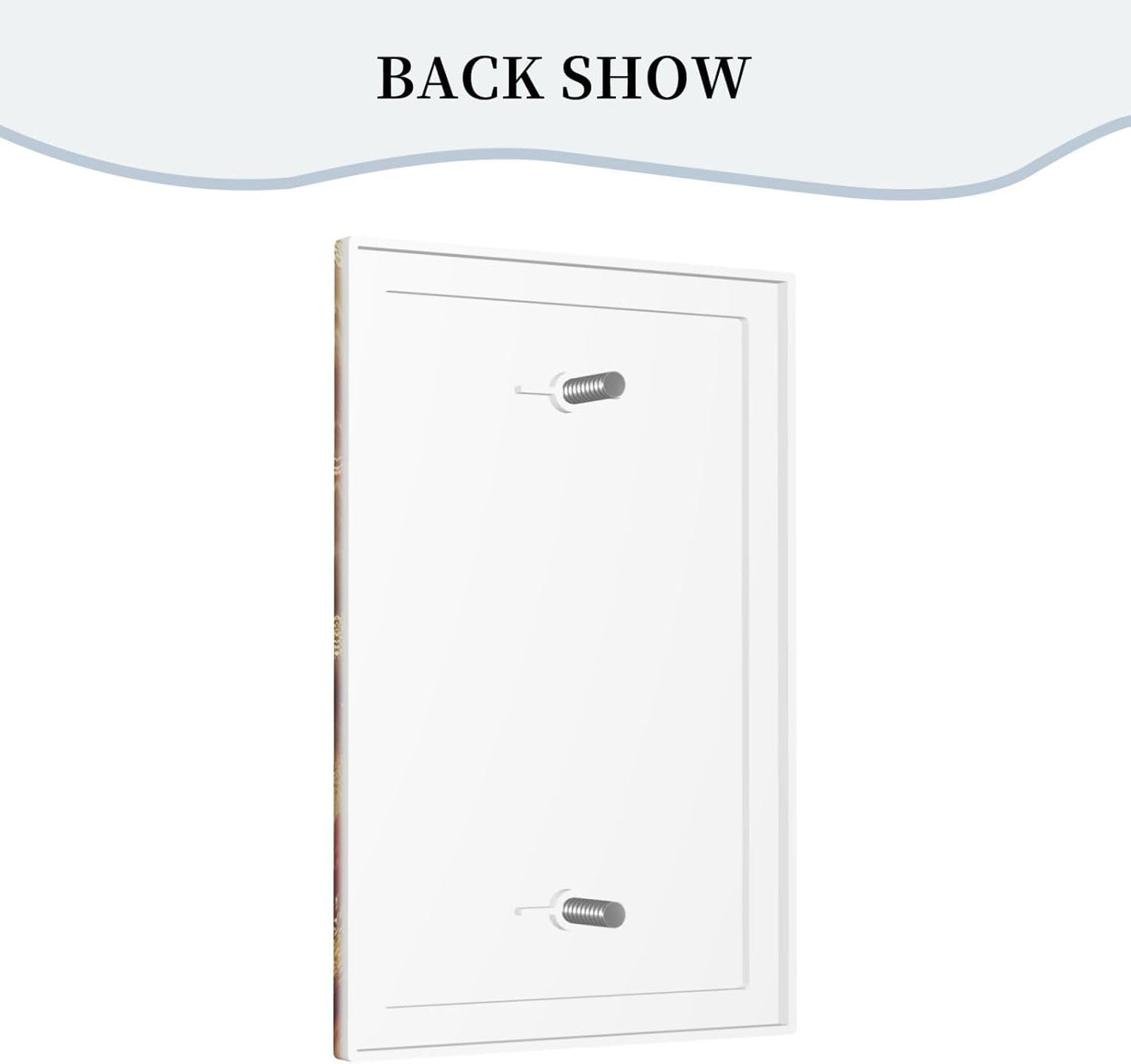 Decorative Light Switch Cover Plate Golden Leaf Red Peony Flowers Floral 1 Gang No Device Single Blank Outlet Covers Wall Plate Cover Switchplate Electrical Faceplate