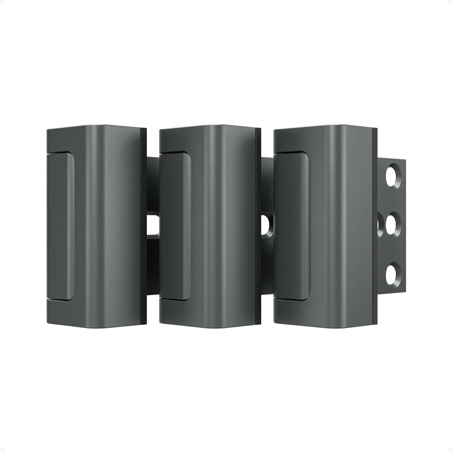 3Pack Home Security Door Reinforcement Lock Childproof, Door Locks for Kids Safety, Door Lock Latch Stopper for Front Door Inside Top of Door, Aluminum Construction Finish