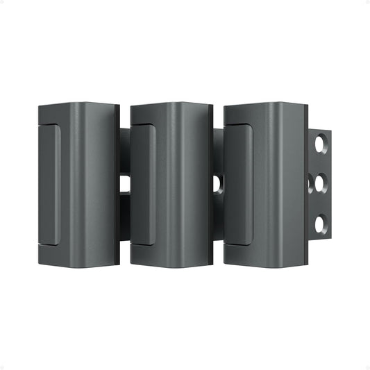 3Pack Home Security Door Reinforcement Lock Childproof, Door Locks for Kids Safety, Door Lock Latch Stopper for Front Door Inside Top of Door, Aluminum Construction Finish