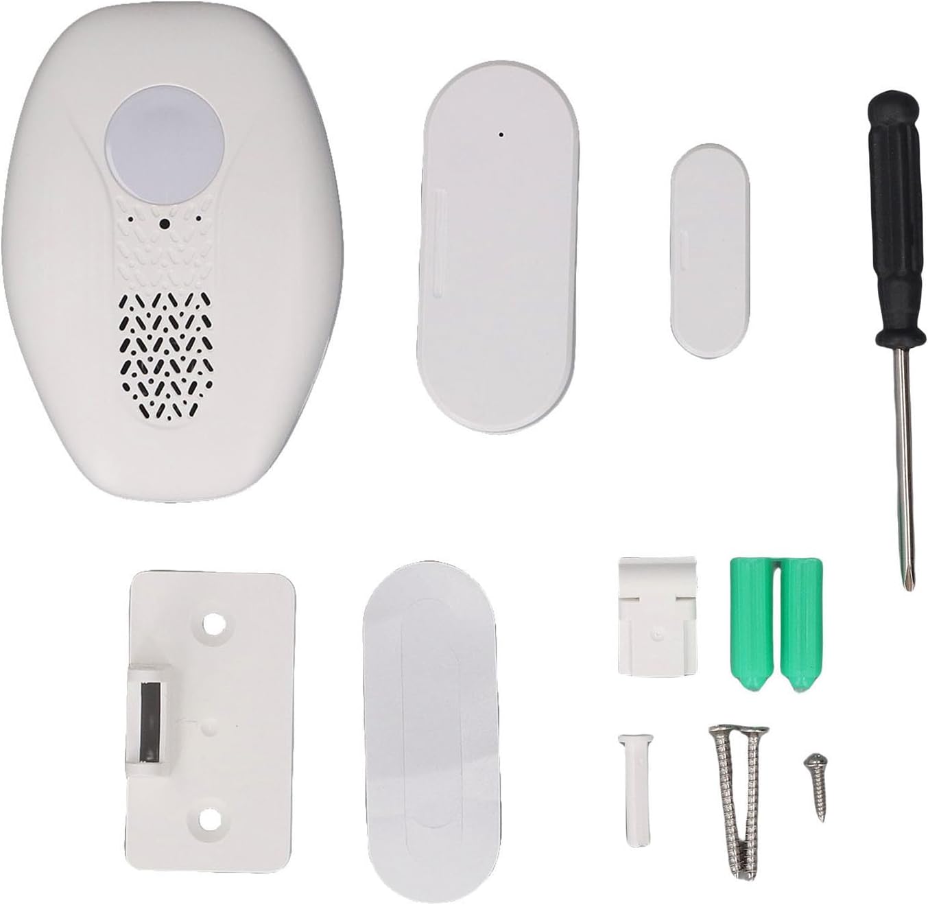 FTVOGUE Wireless Door Sensor Alarm 98.4FT Range 80dB Loud Magnetic Window Open Alert for Home