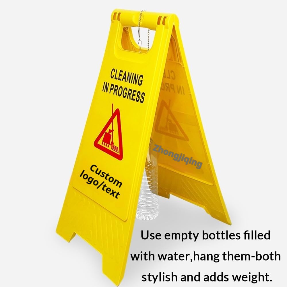 30 Pack Custom No Parking Sign - Personalized Portable Folding Board with Reflective, Writable Surface for Commercial Use (Black)
