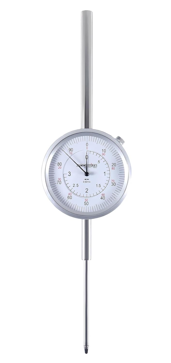 Accusize Industrial Tools 0-3'' by 0.001'' Dial Indicators, P900-S104