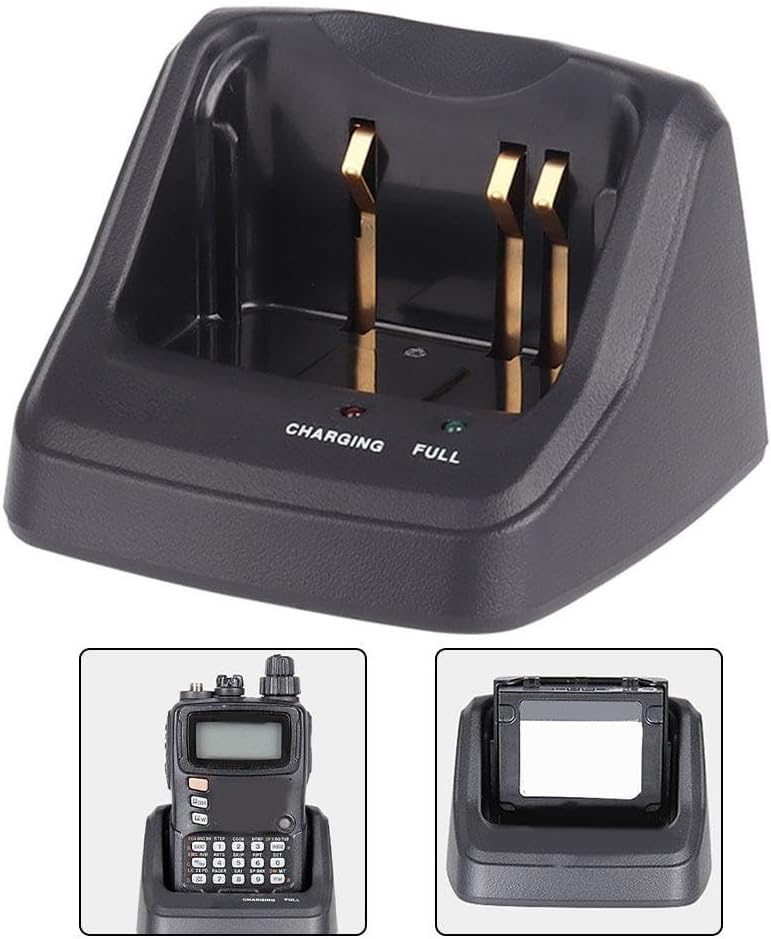 CD-15A Quick Charge Base Fit For VX5R VX6R VX7R For Walkie Talkie Charger, Fast Charging Base Station With Status Indicator Light Charging Device, Input Voltage Range DC12.0-16.0V