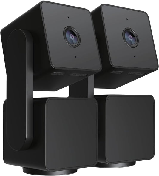 WYZE Cam Pan v3 Indoor/Outdoor IP65 1080P 360° Pan/Tilt/Zoom WiFi Smart Home Security Camera, Motion Tracking for Baby/Pet, Color Night Vision, Works with Alexa&Google Assistant, Free Expert Setup