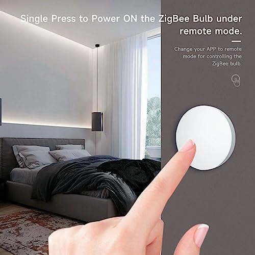 ZigBee3.0 Smart Remote Button Tuya Scene Remote, Need Zigbee Hub, Smart Switch ZigBee Remote Work with Tuya Smart Life APP (2)