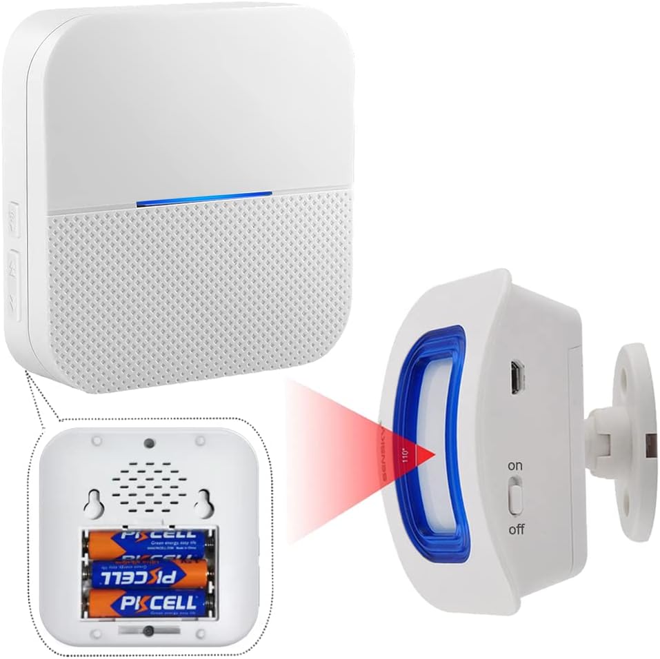 EverNary Bed Alarm for Elderly Dementia Patients,Portable Wireless Caregiver Pager Bed Alarms and Fall Prevention Alert for Elderly,Elderly Monitoring for Home