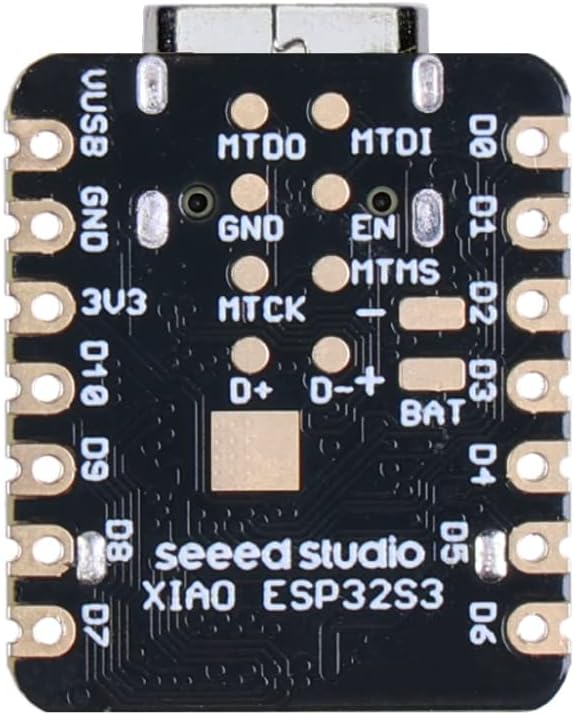 Seeed Studio XIAO ESP32 S3 Sense - 2.4GHz Wi-Fi, BLE 5.0, OV2640 Camera Sensor, Digital Microphone, 8MB PSRAM, 8MB Flash, Battery Charge Supported, Rich Interface, IoT, Embedded ML …
