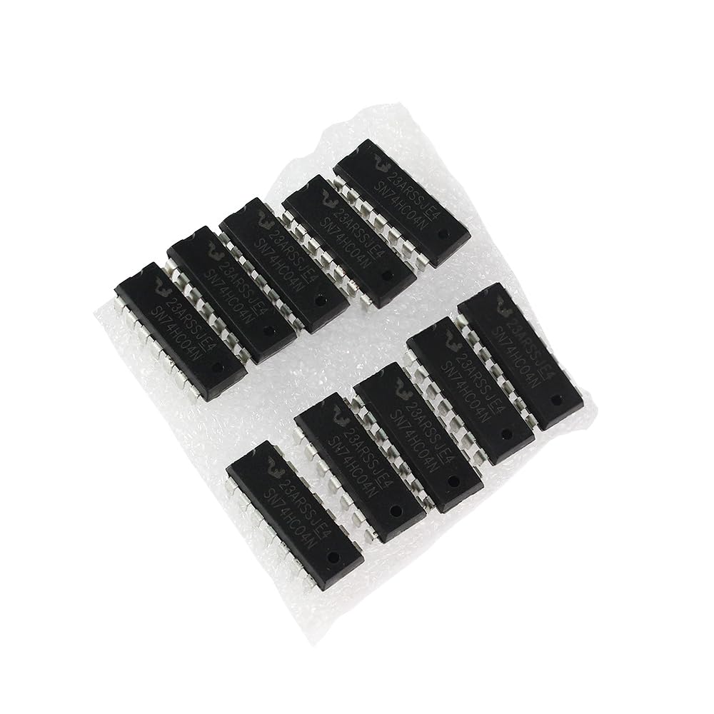50Pcs 5 Values 74HCxx Series Logic IC Assortment Kit - IC Socket - 74HC00 74HC02 74HC04 74HC08 74HC32 Logic IC Chip IC Assortment Kit