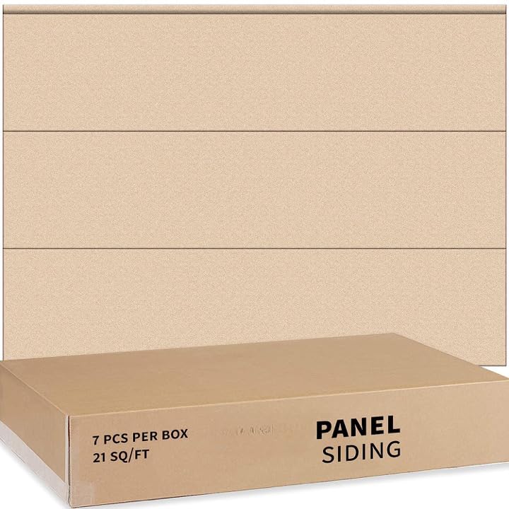 3D Wall Panels - Waterproof Decorative Panels for Home Improvement, 7 Pcs, 4ft x 1ft Each - Sample (7, Desert Sand, 48" x 12")
