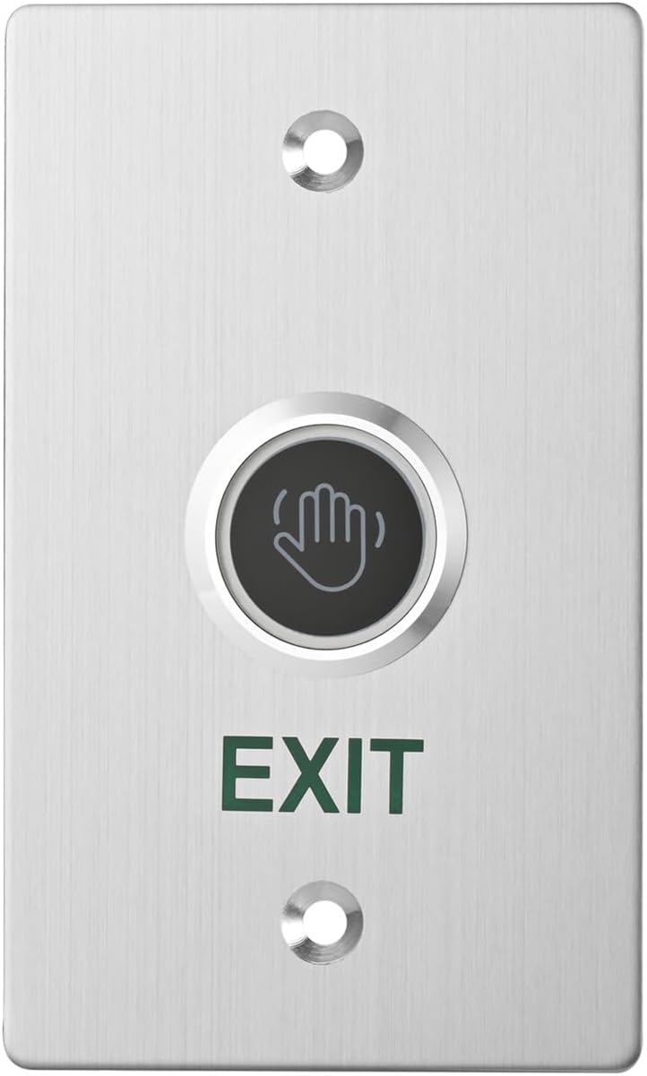 Infrared Sensor Exit Button IR Touchless Door Release 304 Stainless Steel IP67 Waterproof with LED Indicator for Access Control Systems