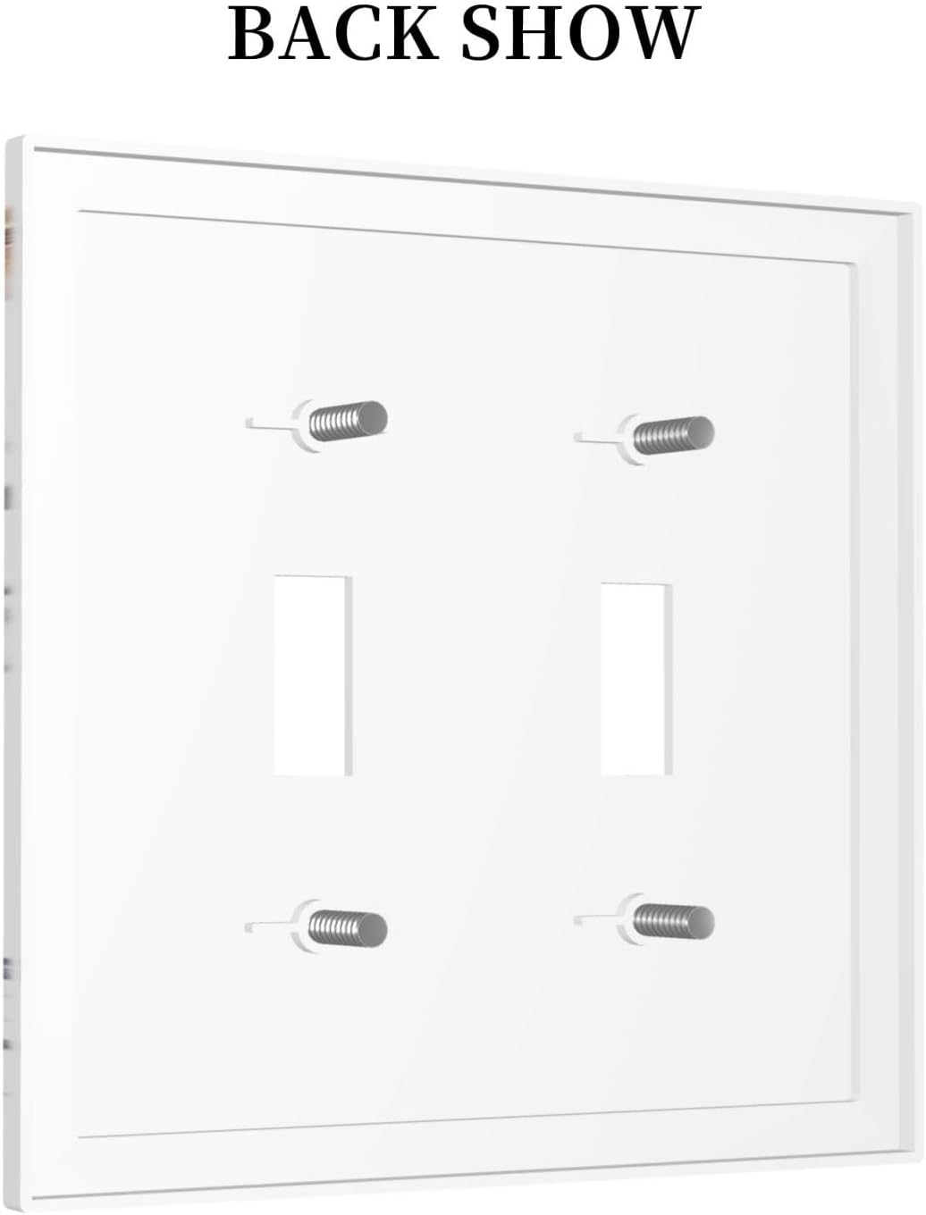 Wildflowers Plant Leaves Floral Berry Decorative Switch Plates 2 Gang Double Toggle Outlet Light Switch Cover Wall Plate Electrical Faceplate for Bed Room Living Room Decor