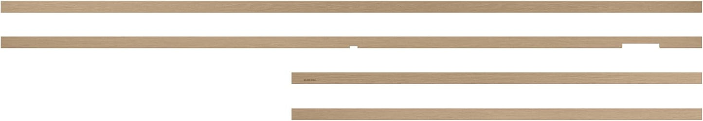 Samsung 75” The Frame Customizable Bezel (2025 Model), Magnetic, Quick and Easy Installation, VG-SCFF75TKBZA, Modern Teak