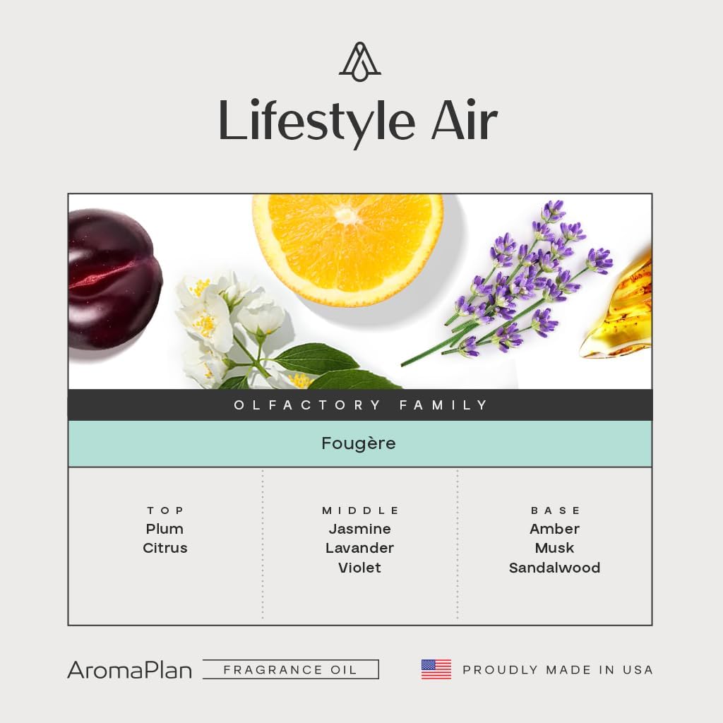 AromaPlan Hotel Scents Lifestyle Air 5 Fl Oz (148ml), Home Luxury Aroma & Hotel Fragrance Diffuser Oil- Hotel Diffuser Oil for Aromatherapy- USA Made, Bigger Bottle, Bolder Aroma & Longer Lasting