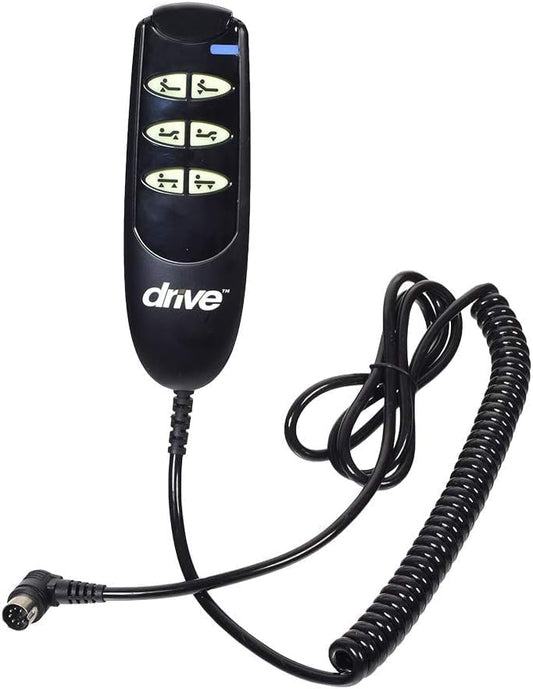 6 Button 7-Pin Hand Control Pendant for The Drive Medical Ultra Light Delta Bed (15033 & 15235) - Replacement Remote Compatible with Listed Model Hospital Beds Only, Drive PN 15033HC-G